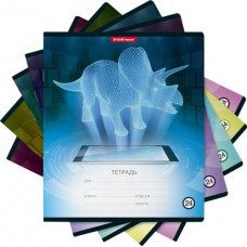 Тетрадь ERICHKRAUSE Digital Dino, 24 листов, в клетку в магазинах Лента