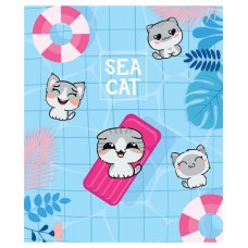 Тетрадь MESHU Cat wave А5 48листов в клетку, Арт. MS_31338 в магазинах Лента