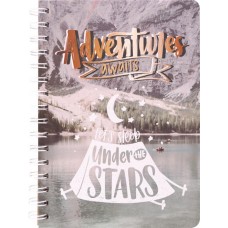 Тетрадь ЛЕНТА KIDS Travel А5 48 листов в клетку, на спирали, Арт. XFCF-25 в магазинах Лента