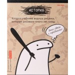 Тетрадь PROF-PRESS Школьные мемасики История, 48 листов, в клетку, Арт. 48-9653