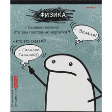 Тетрадь PROF-PRESS Школьные мемасики Физика, 48 листов, в клетку, Арт. 48-9658 в магазинах Лента