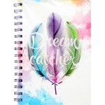 Тетрадь Dream catcher А5, 80 листов, в клетку, на спирали, Арт. MF992902-2