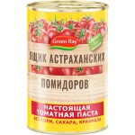 Паста томатная GREEN RAY Ящик Астраханских помидоров, 140г