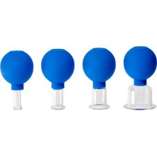 Банки массажные для тела и лица BRADEX вакуумные, Арт. KZ 0917, 4шт в магазинах Лента