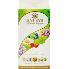 Чай травяной HYLEYS Гармония Природы Семь вкусов ассорти, 25пак в магазинах Лента