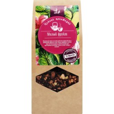 Чай травяной ЛЕНТА Милый фрукт ароматизированный, листовой, 100г в магазинах Лента