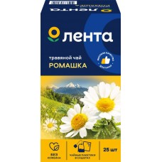 Чай травяной ЛЕНТА Ромашка, 25пак в магазинах Лента