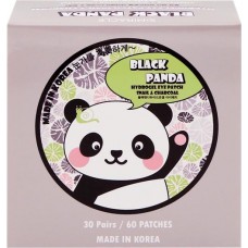 Патчи для кожи вокруг глаз S+MIRACLE Black Panda с муцином улитки, 30пар в магазинах Лента