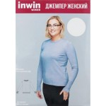 Джемпер женский INWIN цвет синий меланж, Арт. L2001, L2001-JL