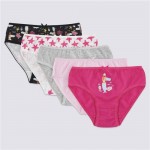 Трусы для девочки INWIN Kids, розовый/черный, Арт. LUK007, 5шт