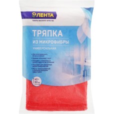 Тряпка ЛЕНТА 40х50 микрофибра в магазинах Лента