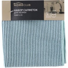 Набор салфеток для уборки HOMECLUB 30x30см в магазинах Лента