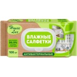 Салфетки влажные антибактериальные HOUSE LUX №100, 100шт