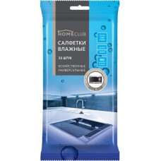 Салфетки влажные HOMECLUB хозяйственные 15х20см, анти-жир, 30шт в магазинах Лента
