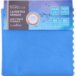 Салфетка для стекол и зеркал HOMECLUB 30х30см, под замшу, микрофибра, Арт. 9142, 2шт