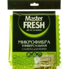 Салфетка для уборки MASTER FRESH 30x30см, универсальная, микрофибра в магазинах Лента