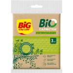 Салфетки BIG CITY LIFE Bio, влаговпитывающие, Арт. 14410319, 3шт