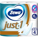 Бумага туалетная ZEWA Just1 4-слоя, 4шт