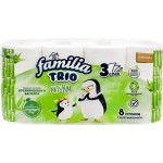 Бумага туалетная FAMILIA Trio 3-слоя, 8шт Бумага туалетная FAMILIA Trio 3-слоя, 8шт