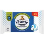 Бумага туалетная влажная KLEENEX Classic Clean биоразлагаемая с мицеллярной водой и ароматом хлопка, 42шт