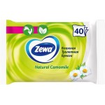Бумага туалетная влажная ZEWA Ромашка, 40шт