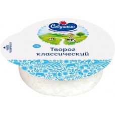 Творог САВУШКИН Хуторок 1%, без змж, 300г в магазинах Лента