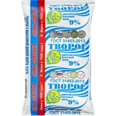 Творог МЗ ДМИТРОВСКИЙ 9%, без змж, 180г в магазинах Лента