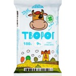 Творог БАЛТКОМ 9%, без змж, 180г Творог БАЛТКОМ 9%, без змж, 180г