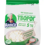 Творог АМКА 5%, без змж, 200г Творог АМКА 5%, без змж, 200г