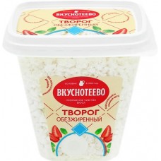 Творог ВКУСНОТЕЕВО обезжиренный, без змж, 300г в магазинах Лента