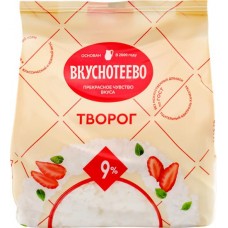 Творог ВКУСНОТЕЕВО 9%, без змж, 300г в магазинах Лента