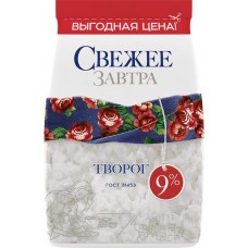 Творог СВЕЖЕЕ ЗАВТРА 9%, без змж, 400г в магазинах Лента