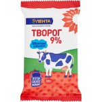Творог ЛЕНТА 9%, без змж, 180г Творог ЛЕНТА 9%, без змж, 180г