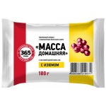 Десерт с творогом 365 ДНЕЙ Масса домашняя с изюмом 23%, с змж, 180г