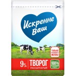 Творог рассыпчатый ИСКРЕННЕ ВАШ 9%, без змж, 200г Творог рассыпчатый ИСКРЕННЕ ВАШ 9%, без змж, 200г