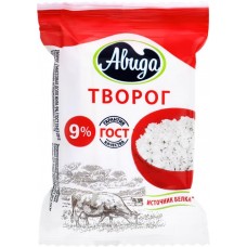 Творог АВИДА 9%, без змж, 180г в магазинах Лента