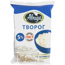 Творог АВИДА 5%, без змж, 180г в магазинах Лента