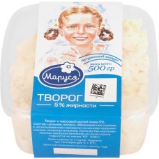 Творог МАРУСЯ 5%, без змж, 500г в магазинах Лента