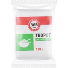 Творог 365 ДНЕЙ обезжиренный, без змж, 180г в магазинах Лента