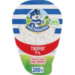 Творог ПРОСТОКВАШИНО 9%, без змж, 200г Творог ПРОСТОКВАШИНО 9%, без змж, 200г