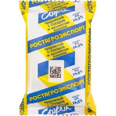 Масса творожная РОСТАГРОЭКСПОРТ Московская с сахаром и ванилином 20%, без змж, 90г в магазинах Лента