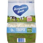 Творог рассыпчатый ИСКРЕННЕ ВАШ обезжиренный, без змж, 500г Творог рассыпчатый ИСКРЕННЕ ВАШ обезжиренный, без змж, 500г