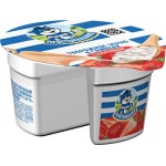 Продукт творожный ПРОСТОКВАШИНО Творожное зерно Клубника 5%, без змж, 140г