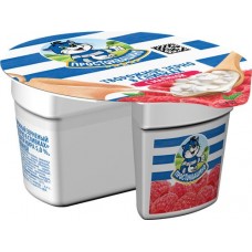 Продукт творожный ПРОСТОКВАШИНО Творожное зерно Малина 5%, без змж, 140г в магазинах Лента