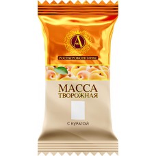 Масса творожная А.РОСТАГРОКОМПЛЕКС с курагой 20%, без змж, 180г в магазинах Лента