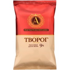 Творог А.РОСТАГРОКОМПЛЕКС 9%, без змж, 180г в магазинах Лента