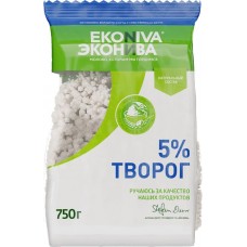 Творог ЭКОНИВА 5%, без змж, 750г в магазинах Лента