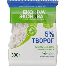 Творог ЭКОНИВА 5%, без змж, 300г в магазинах Лента
