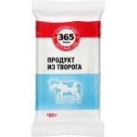 Продукт из творога 365 ДНЕЙ несладкий 24%, с змж, 180г