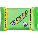 Творог РОСТАГРОЭКСПОРТ 5%, без змж, 180г Творог РОСТАГРОЭКСПОРТ 5%, без змж, 180г